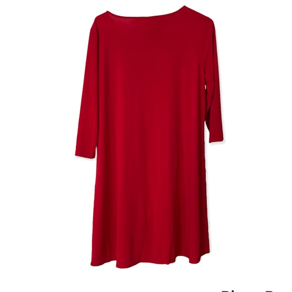Chico’s Red Dress Size M (1) - Picture 2 of 8